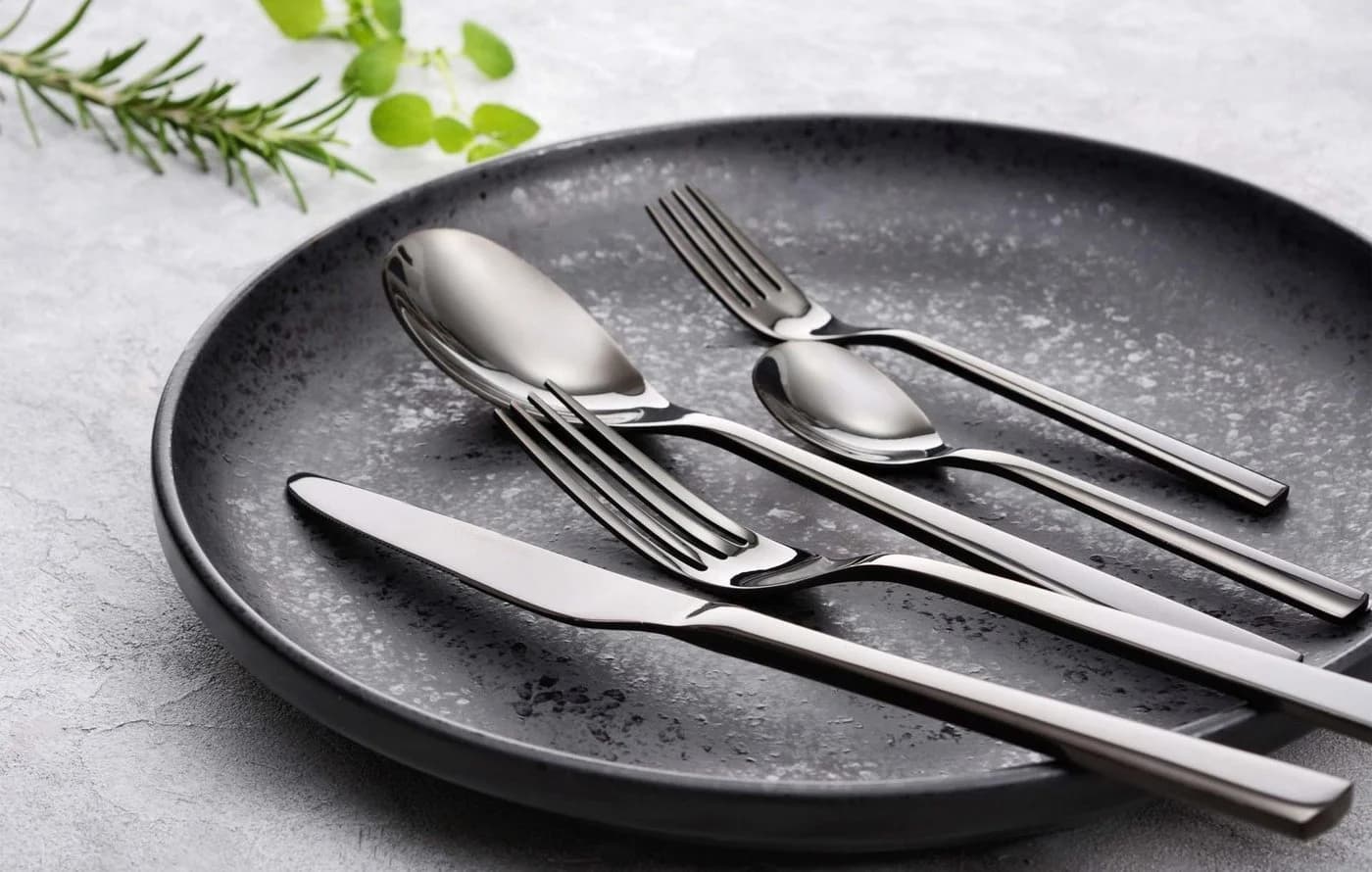 GRÄWE Besteck-Set Porto 10-teilig Edelstahl Silber für 2 Personen - Bild 4