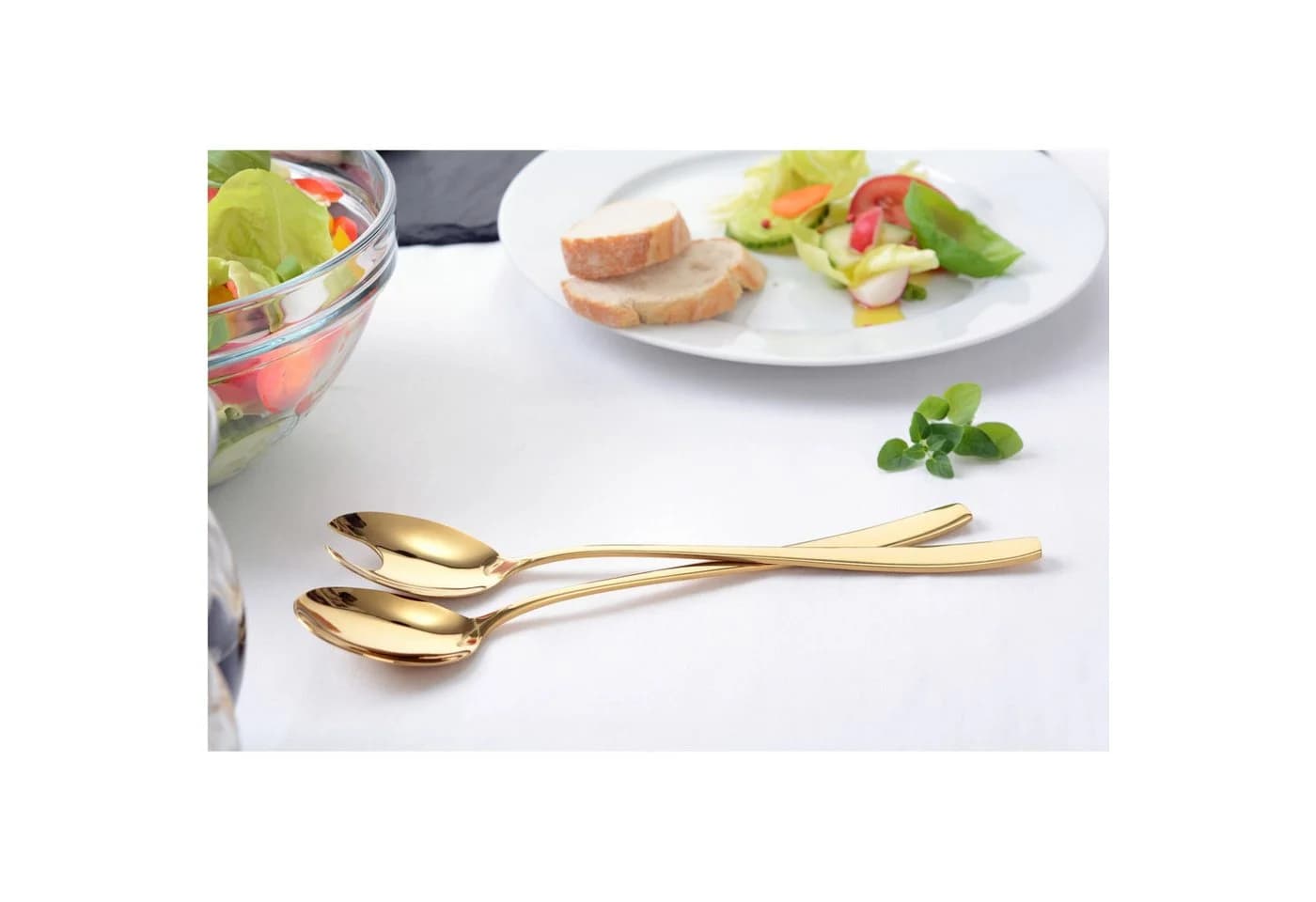 GRÄWE Salatbesteck 2-tlg. Edelstahl Gold - Bild 3