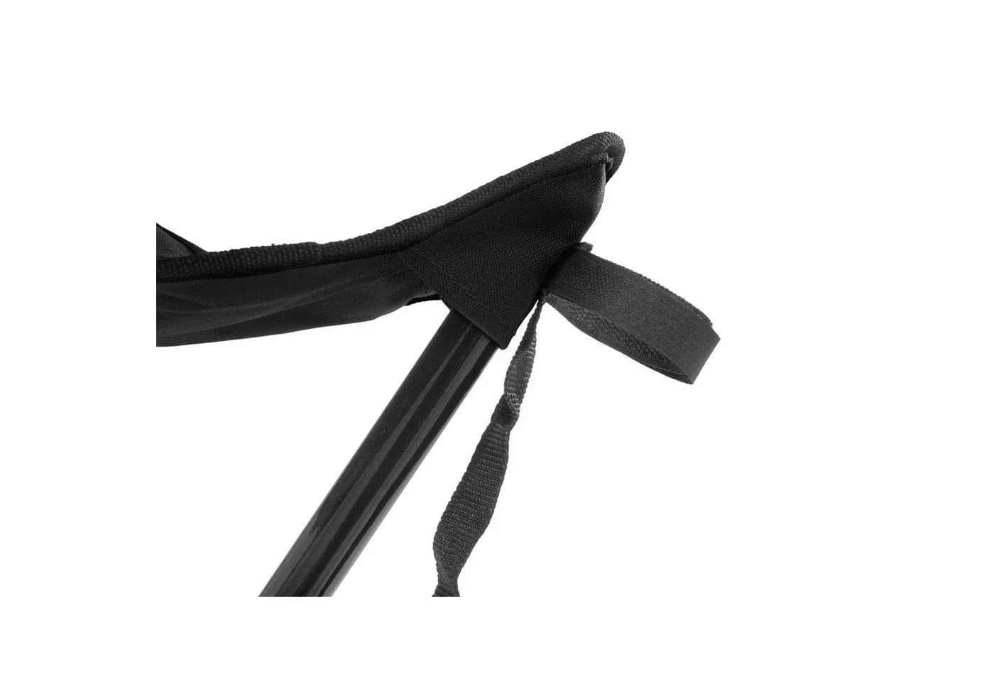 BasicNature Angelhocker Dreibeinhocker Schwarz – Campinghocker - Bild 3