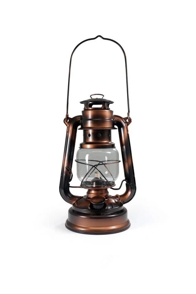 Origin Outdoors Sturmlaterne 'Hurricane' Retro Braun Metall - Bild 2