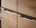 Innostyle Büromöbel-Set MEMPHIS IV 8-teilig Front Artisan Eiche Korpus Graphit Bild 4