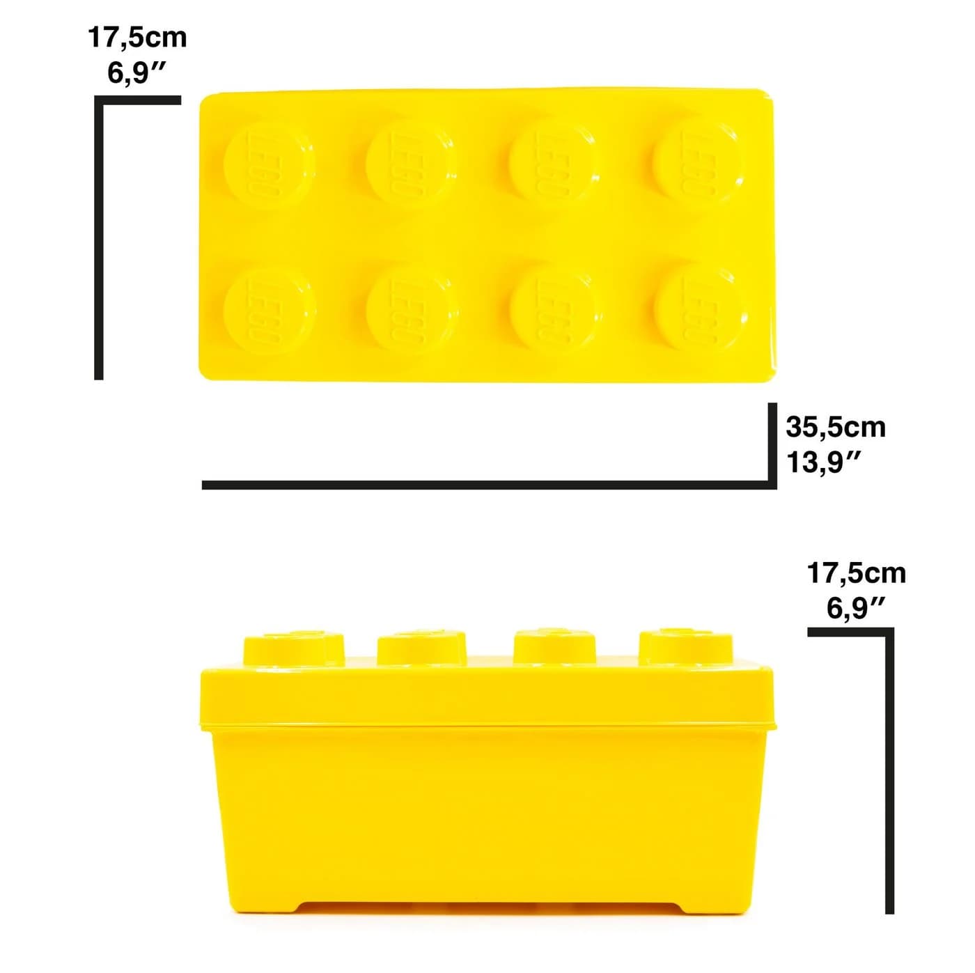 LEGO® Aufbewahrungsbox Gelb Medium - Bild 3