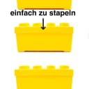 LEGO® Aufbewahrungsbox Gelb Medium Bild 4