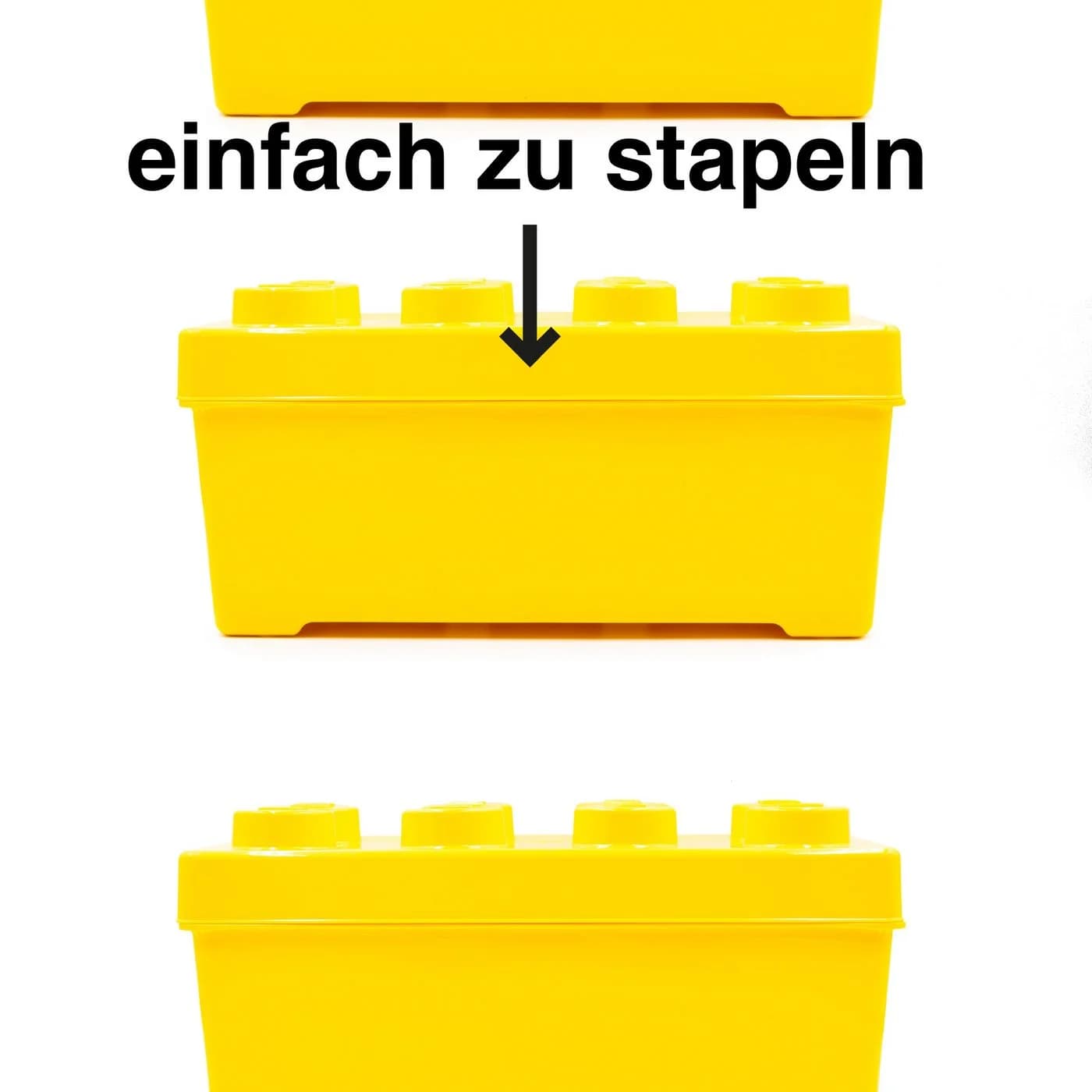 LEGO® Aufbewahrungsbox Gelb Medium - Bild 4