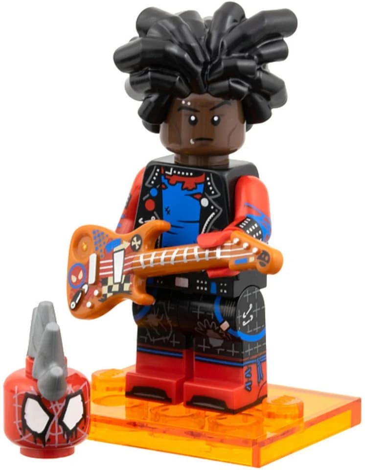 LEGO Minifiguren Spider-Verse: Hobie Brown / Spider-Punk Spielbausteine - Bild 3