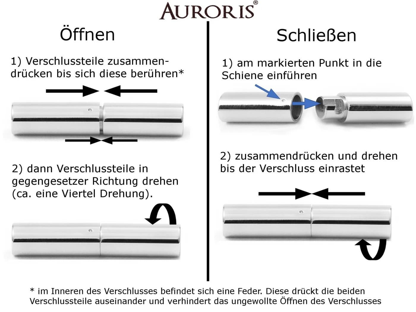 Auroris Lederband geflochten 3mm schwarz Echtleder Kette - Bild 4