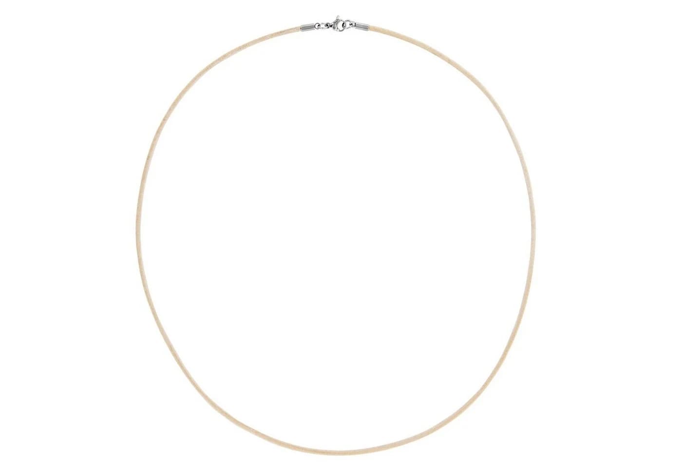 Auroris Lederband 2mm Echtleder Kette mit Edelstahl Karabinerverschluss - Bild 3