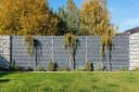 Gartenwelt Riegelsberger Sichtschutzstreifen PREMIUM Rattan Grau Bild 3