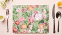 raxxa Premium-Platzset 4-tlg. Antike Rosen Vinyl Bunt Bild 4