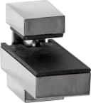 ib style Wandregal Glas 6mm klar mit Clip KUBI Verchromt Bild 1