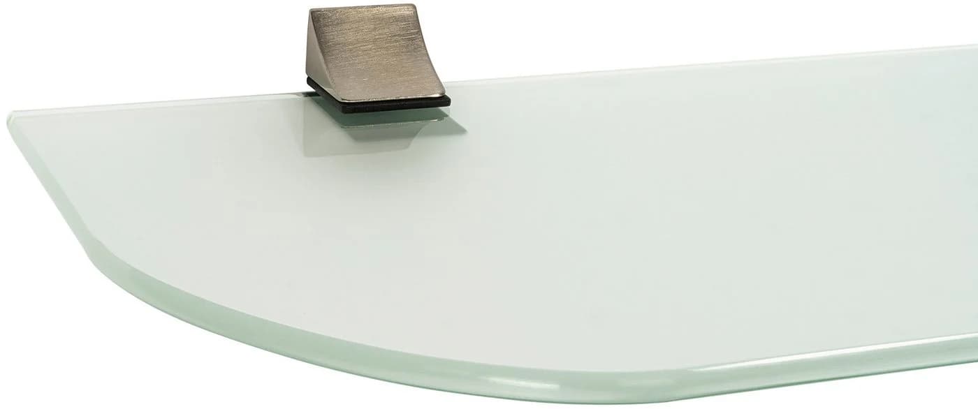 ib style Wandregal Glas 6mm klar mit Clip KUBI Verchromt - Bild 4