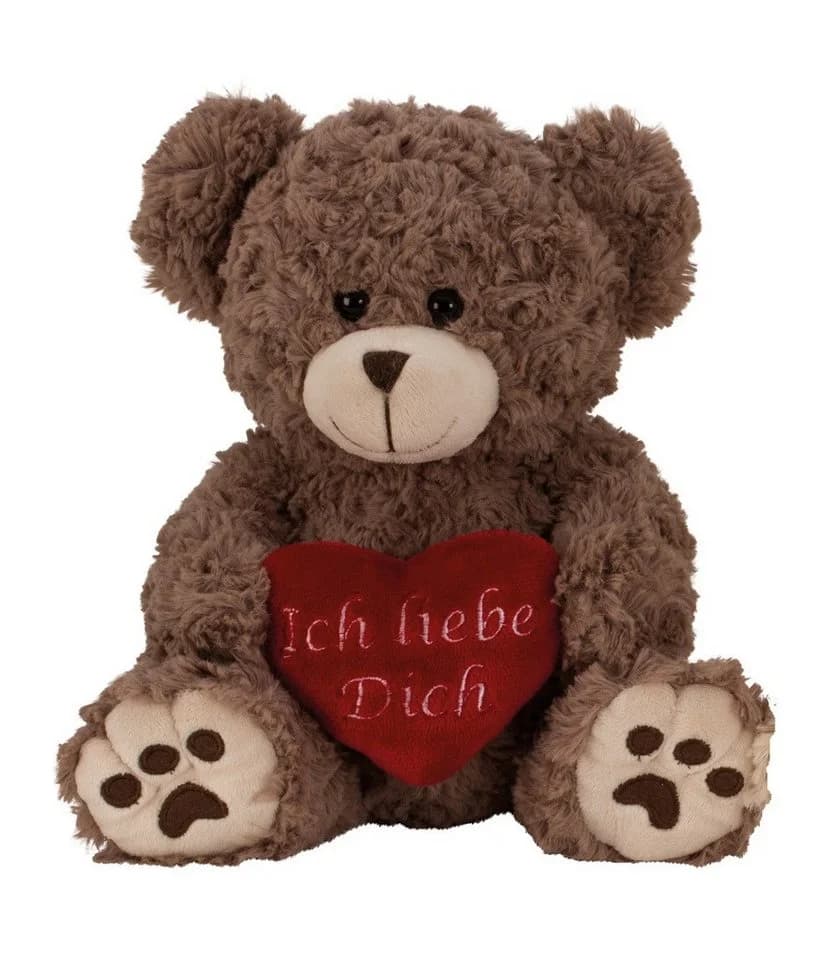 Geschenkestadl Teddybär mit Herz Ich liebe dich 25 cm - Bild 2