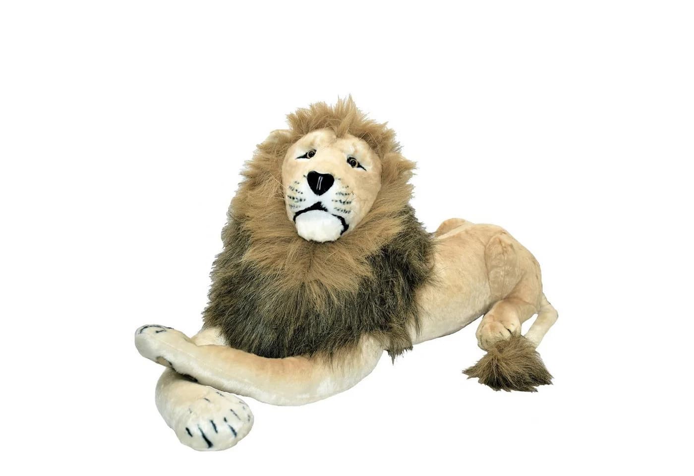 Geschenkestadl Kuscheltier Löwe XXL 110 cm Plüschtier mit Mähne - Bild 2