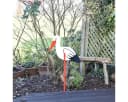 Geschenkestadl Klapperstorch Holz 101 cm Bild 3