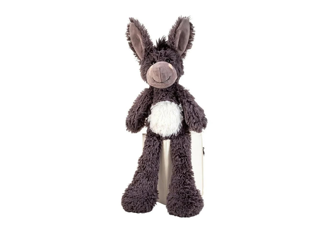 Geschenkestadl Kuscheltier Esel, beweglich, kuschelweich Braun oder Grau Plüschesel - Bild 2