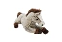 Geschenkestadl Plüschpferd 50 cm Kuscheltier Braun Grau Bild 1