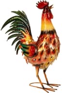 Geschenkestadl Metallhahn XXL 55cm Tierfigur Bauernhof Dekoration Bild 1