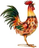Geschenkestadl Metallhahn XXL 55cm Tierfigur Bauernhof Dekoration Bild 2
