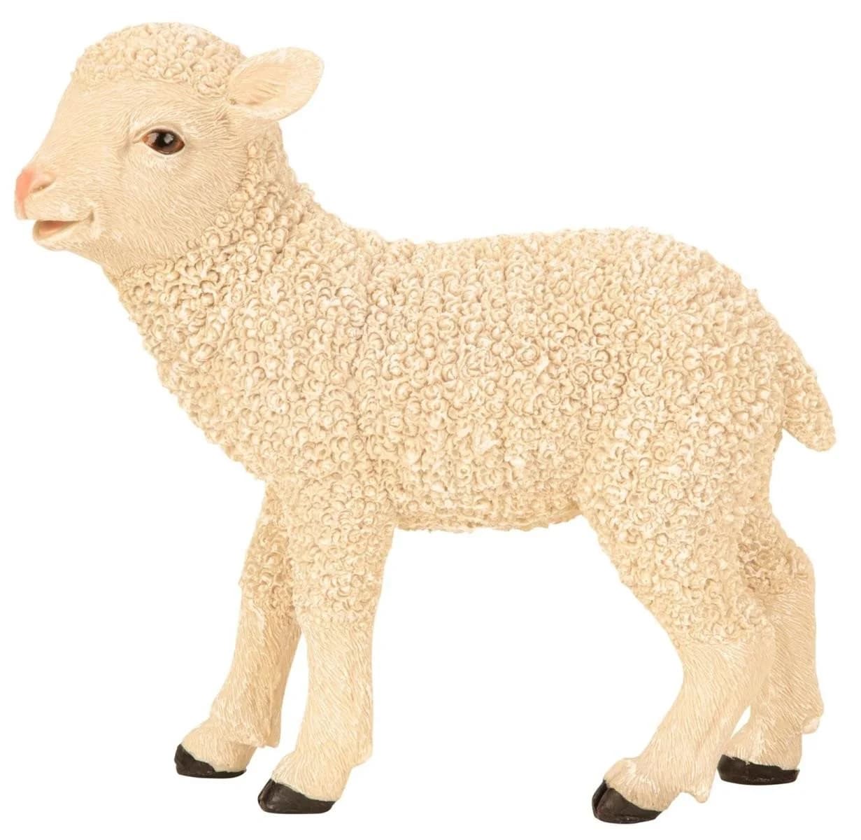 Geschenkestadl Tierfigur Lamm Osterdeko 23cm Polystein