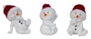 Geschenkestadl Schneemann 3er Set sitzend Polystein Bild 2