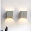 s.luce Wandleuchte Plinth Beton Grau Modern Bild 5