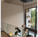 s.luce Pendelleuchte Orb Glaskugel 5m Abhängung Schwarz/Klar Bild 1