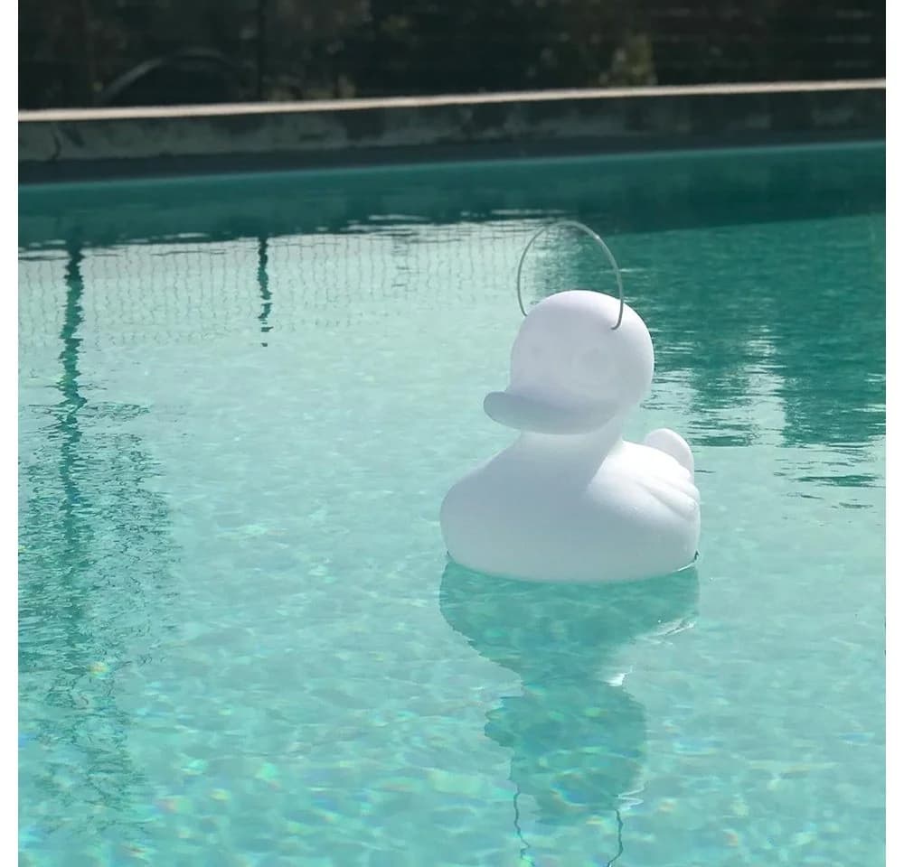 Licht-Trend Schwimmfähige Akku-LED-Leuchte Duck-Duck Weiß - Bild 3