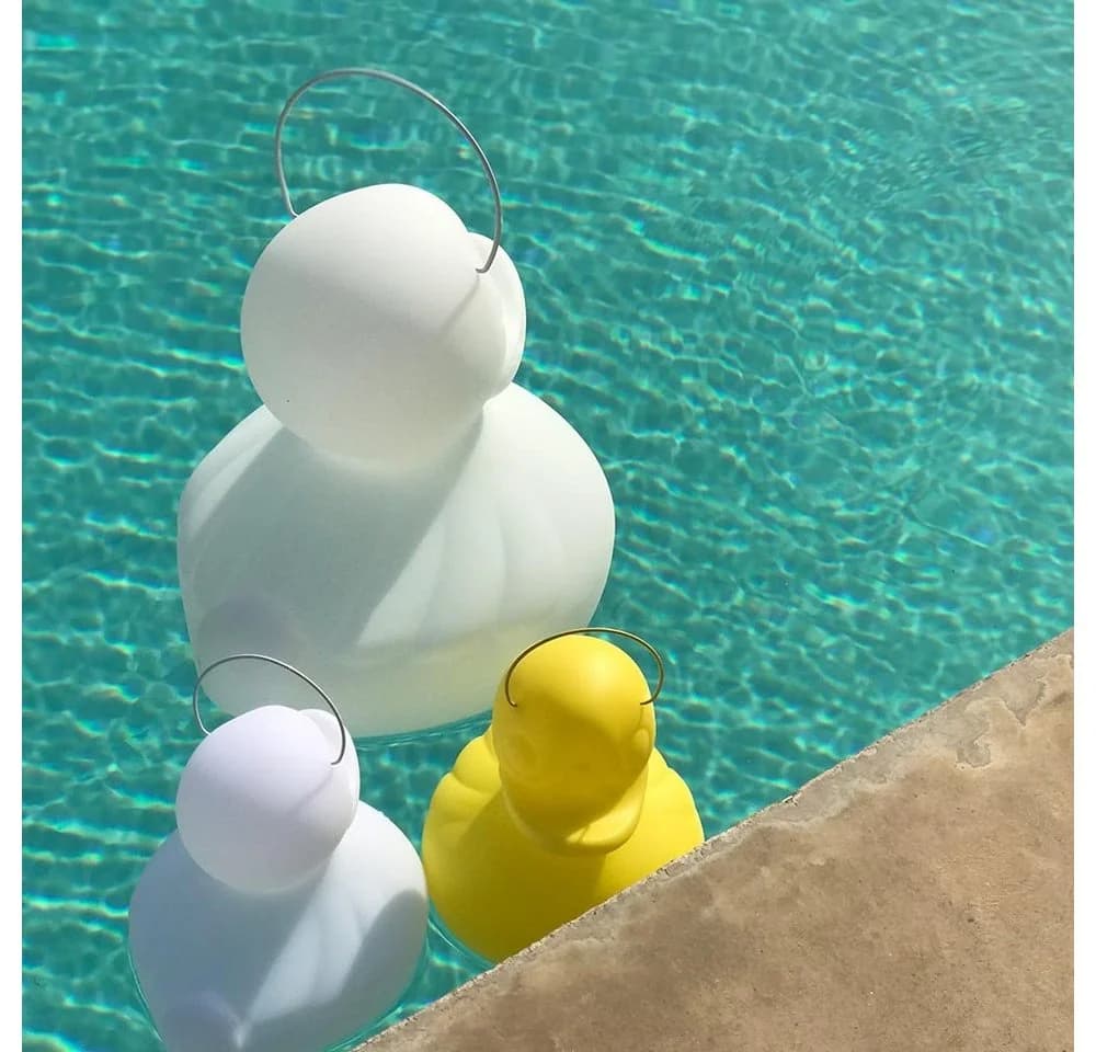 Licht-Trend Schwimmfähige Akku-LED-Leuchte Duck-Duck Weiß - Bild 5