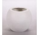 Elegant Einrichten Pflanzkübel Fiberglas Ball Perlmuttweiß Bild 2