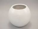 Elegant Einrichten Pflanzkübel Fiberglas Ball Perlmuttweiß Bild 5