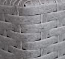 Elegant Einrichten Pflanzkübel Säule grau meliert Polyrattan Bild 5