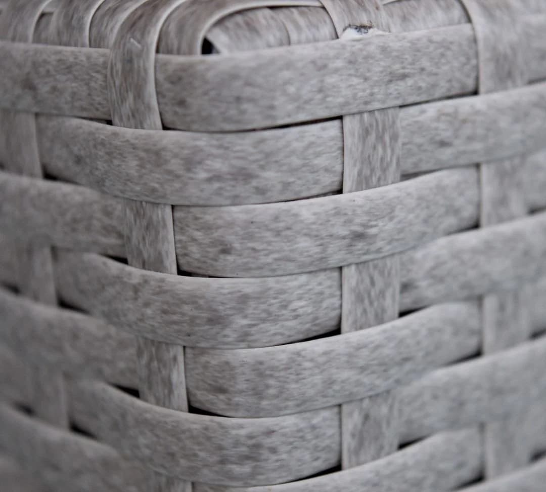 Elegant Einrichten Pflanzkübel Säule grau meliert Polyrattan - Bild 5