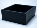 Elegant Einrichten Pflanzkübel Fiberglas Schwarz Matt Bild 1