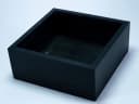 Elegant Einrichten Pflanzkübel Fiberglas Schwarz Matt Bild 4