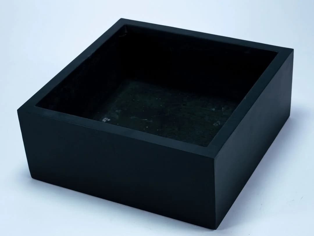 Elegant Einrichten Pflanzkübel Fiberglas Schwarz Matt - Bild 4