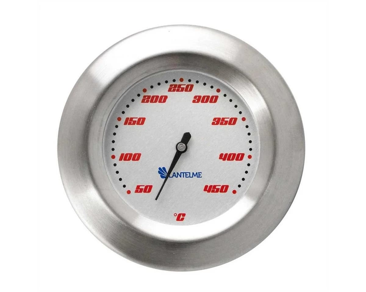 Lantelme Grillthermometer Edelstahl 450°C mit Befestigung - Bild 2