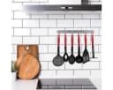 Lantelme Hakenleiste Edelstahl 6 Haken Industrial Design Bild 1