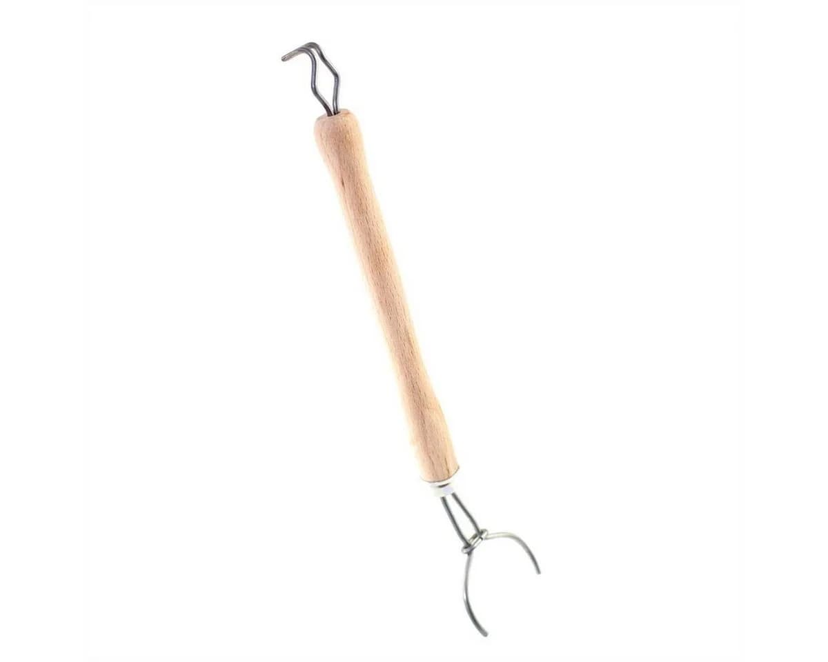 Lantelme Reinigungsbürsten-Set 4-tlg. mit 2 Ersatzköpfen, Naturholz - Bild 5