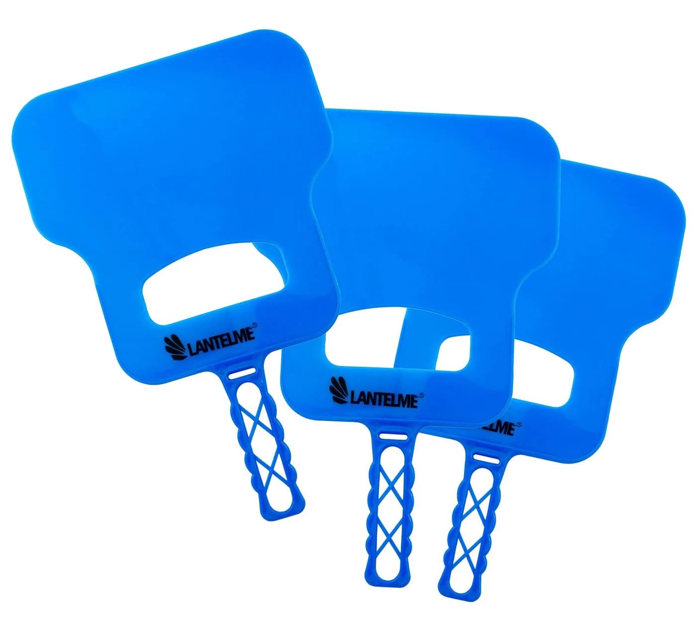 Lantelme Grillbesteck-Set Grillwedel 3-tlg. Blau Kunststoff - Bild 2