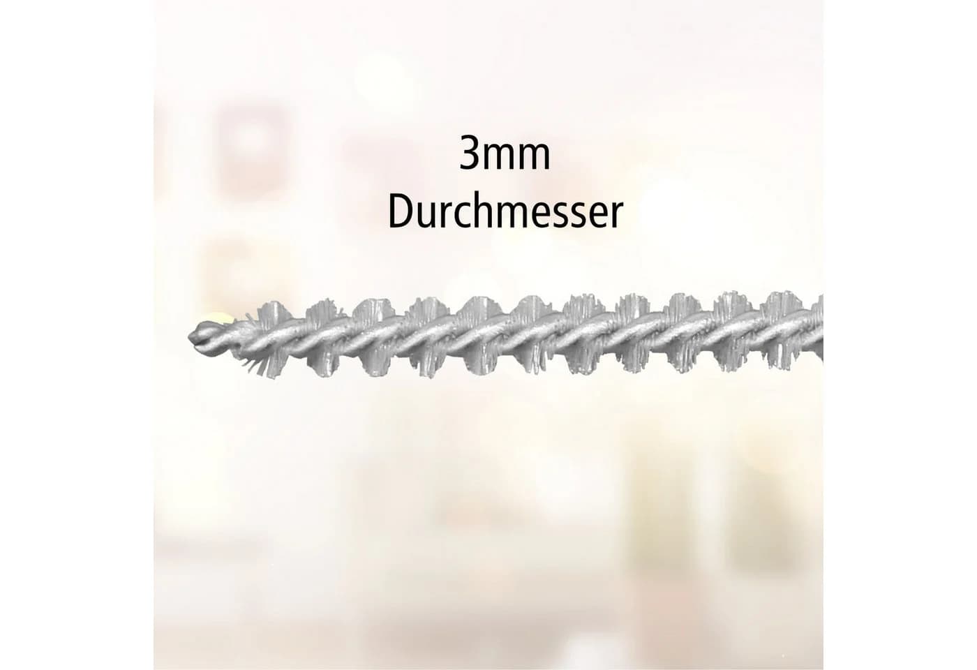 Lantelme Reinigungsbürsten-Set 3mm Milchschlauch 50cm Küchenpinsel - Bild 3