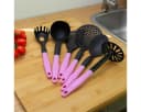 Lantelme Kochbesteck-Set 6-tlg. Rosa Kunststoff Bild 1