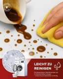 texpot Tischdecke Lotuseffekt Leinenoptik Bügelfrei Fleckschutz Weiß Bild 5