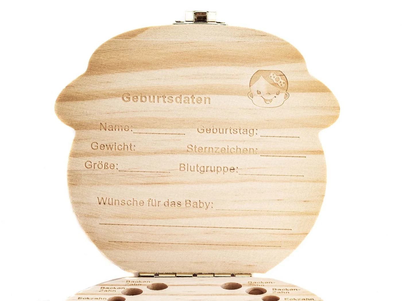 Mel-O-Design Memory Box für Milchzähne und Haare personalisierbar - Bild 3