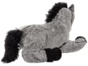 Mel-O-Design Kuscheltier Plüsch Pferd Liegend Schwarz Bild 1