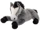 Mel-O-Design Kuscheltier Plüsch Pferd Liegend Schwarz Bild 2