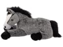 Mel-O-Design Kuscheltier Plüsch Pferd Liegend Schwarz Bild 3