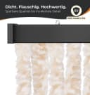 Arsvita Flauschvorhang Insektenschutz 56x185cm Beige/Weiß Chenille Bild 1