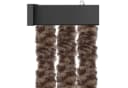 Arsvita Flauschvorhang Insektenschutz Beige/Braun 100x220 cm mit Ösen Bild 1