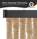 Arsvita Flauschvorhang Insektenschutz 56x185cm Grau Bild 1