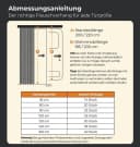 Arsvita Türvorhang Flauschvorhang Insektenschutz Polypropylen Braun Bild 3